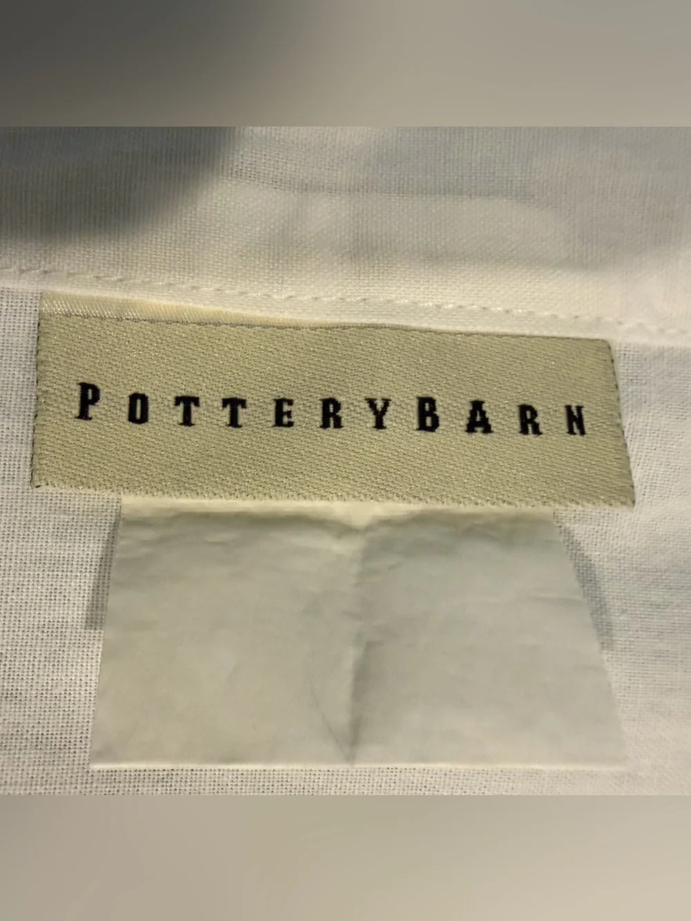 Pottery Barn Floral Embroidered Bed Skirt Queen EUC
